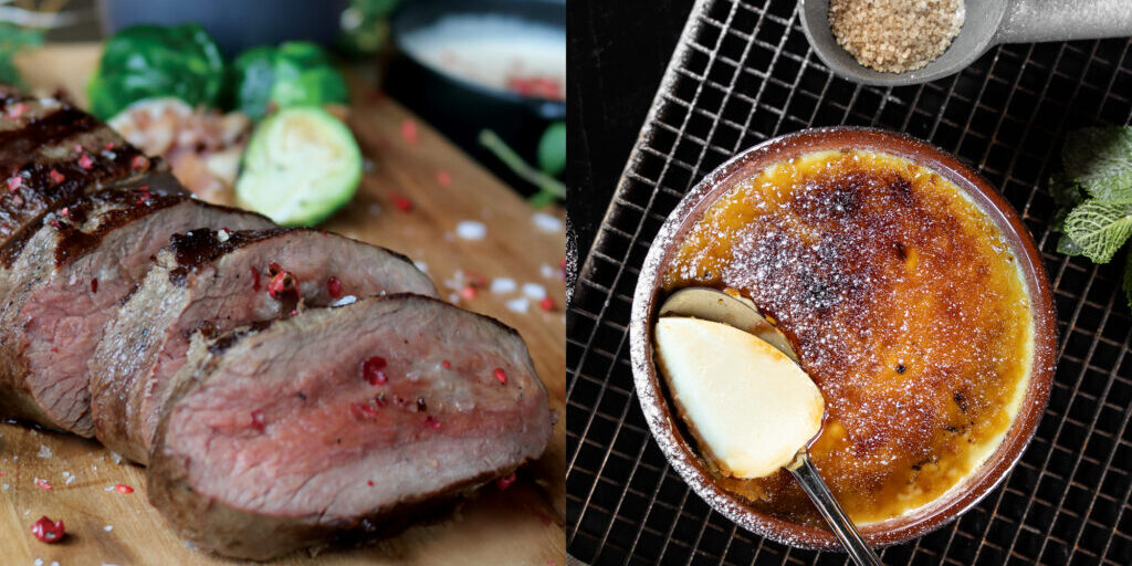 Format nettside hjort creme brulee